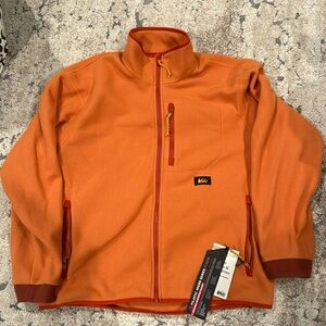 REI Orange 🧡 Trailsmith Fleece Jacket